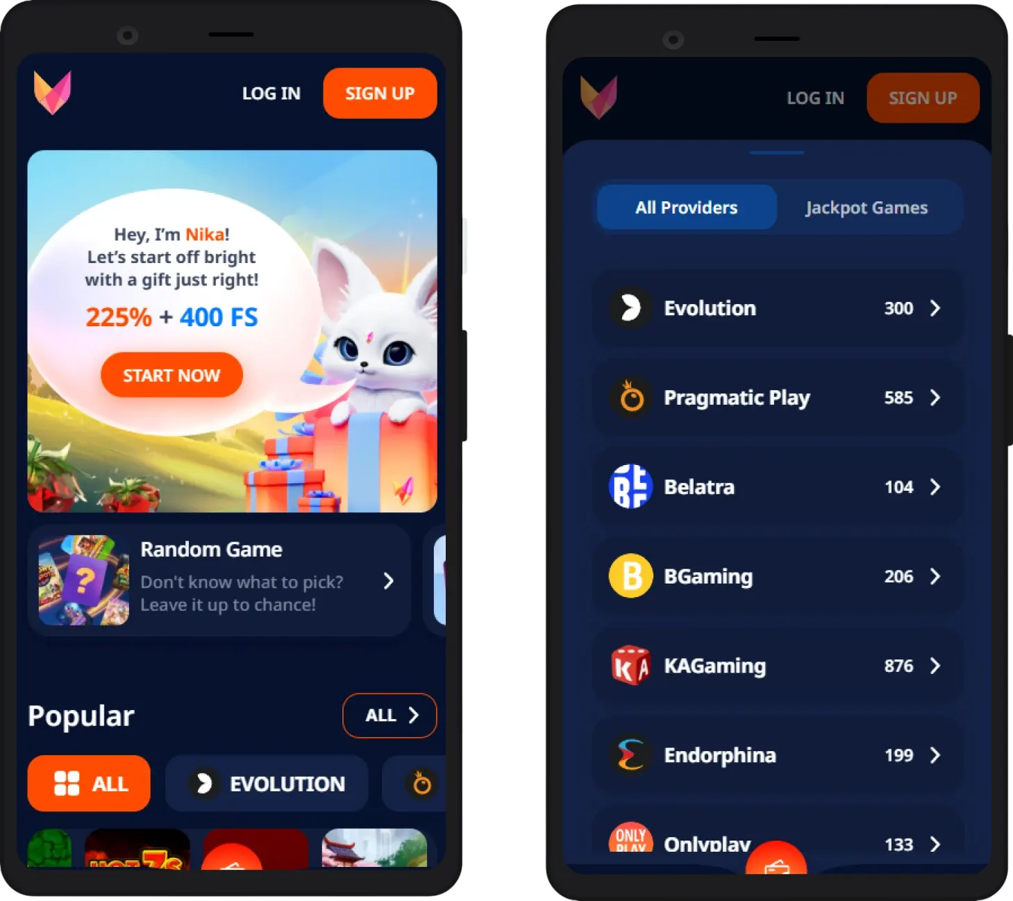 Nika Casino mobile casino app and mobile gaming